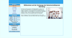 Desktop Screenshot of praxis-sternberg.de